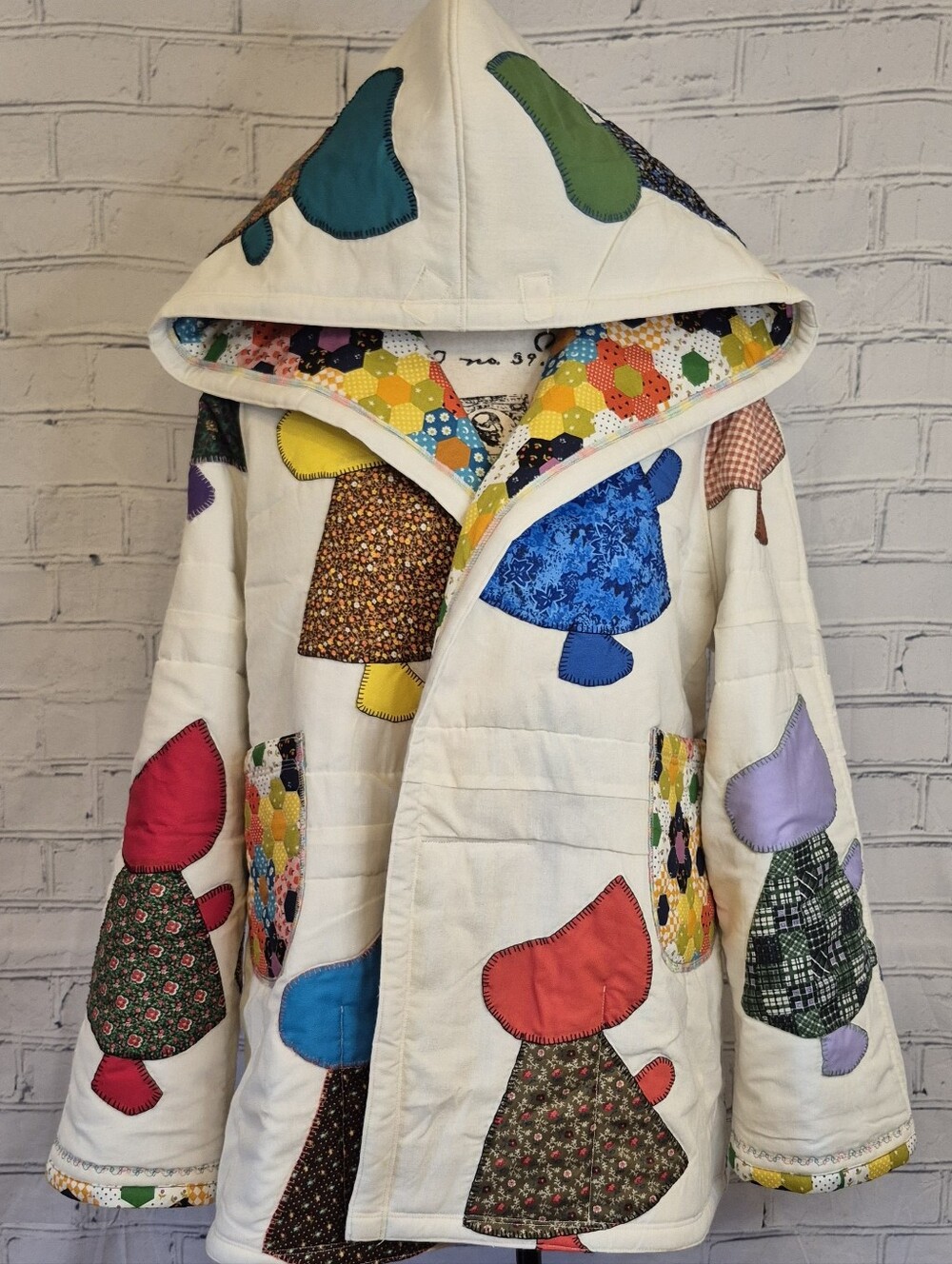 Colorful Hooded Quilted Jacket